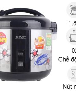 Nồi cơm điện nắp gài Sharp 1.8 lít KS-NR181STV
