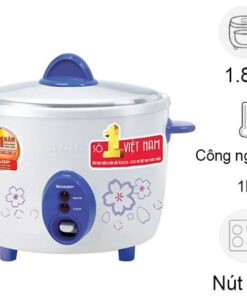 Nồi cơm nắp rời Sharp 1.8 lít KSH-D19V