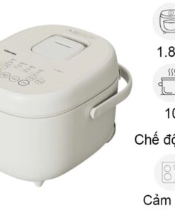 Nồi cơm điện tử Toshiba 1.8 lít RC-18DR4TVN(W)