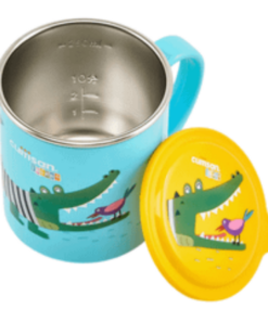 Ly Inox 316 Cuitisan 2 trong 1 300ml kháng khuẩn cao cấp(Màu Xanh) - EC10-105B