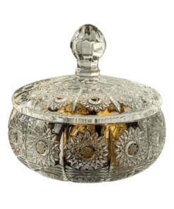 Hũ pha lê đựng bánh kẹo, mứt, hạt các loại Bohemia M57 16,5cm