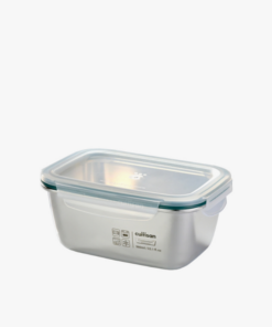 Hộp Inox Cao Cấp Cuitisan Simple Rectangle No. 10 dung tích 2800ml EC7-PS10