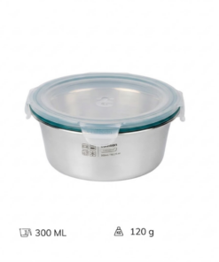 Hộp Inox Cao Cấp Cuitisan Simple Round No. 3 (EC7-PR03) 300ml
