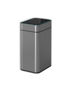 Thùng rác inox cảm biến Elpheco mở hai cánh 60L (có lõi 40L) - Màu xám đậm - ELPH5575 Carbon Grey
